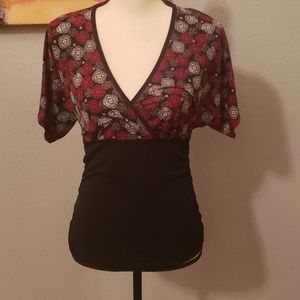 Julie's closet high waisted faux Wrap top